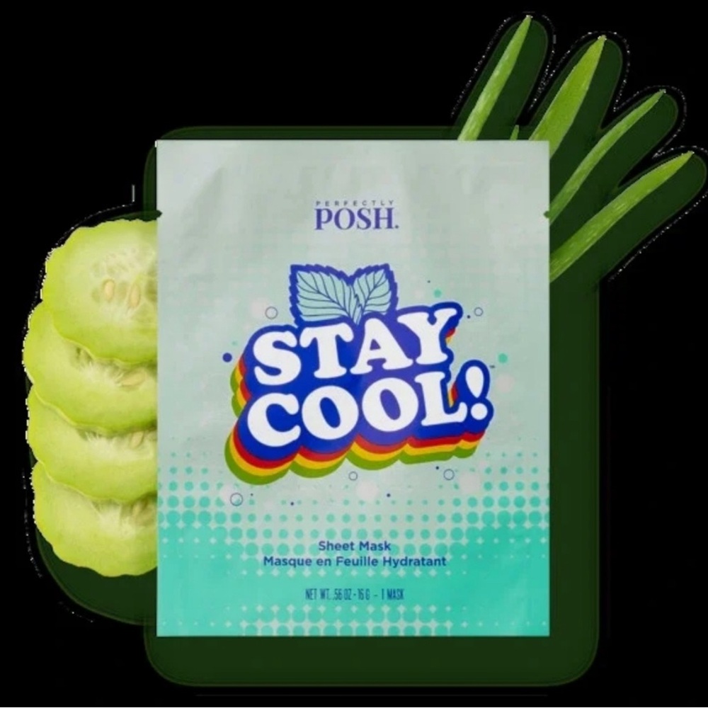 Perfectly Posh Stay Cool Sheet Mask - New